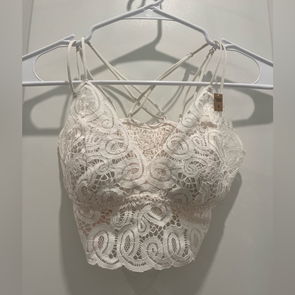 Victoria’s Secret Pink White Bralettte - Size S/P NWT